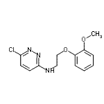 CAS 登录号：949910-51-4， 6-氯-N-[2-(2-甲氧基苯氧基)乙基]哒嗪-3-胺