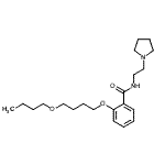 CAS#: 95001-09-5, 2-(4-Butoxybutoxy)-N-[2-(1-pyrrolidinyl)ethyl]benzamide