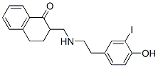 CAS#: 95034-25-6, 2-(beta-(3-Iodo-4-Hydroxyphenyl)Ethylaminomethyl)Tetralone