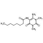 CAS#: 950515-71-6, N-(6-Amino-1,3-dimethyl-2,4-dioxo-1,2,3,4-tetrahydro-5-pyrimidinyl)octanamide