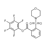 CAS#: 950603-27-7, Pentafluorophenyl 2-(4-morpholinylsulfonyl)benzoate