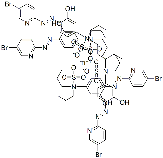 CAS 登录号：95069-72-0， 2-((5-溴吡啶基)偶氮)-5-(N-丙基-N-磺酸基丙基氨基)苯酚钛