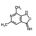 CAS#: 95109-28-7, 5,7-Dimethyl[1,2]oxazolo[3,4-c]pyridin-3(1H)-imine