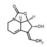 CAS#: 95119-35-0, (2aR,3R,4Z,7bR)-4-Ethylidene-3-hydroxy-2a,3,4,6,7,7b-hexahydro-2-oxa-7a-azacyclopenta[cd]inden-1-one