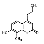 CAS#: 95184-99-9, 7-Hydroxy-8-methyl-4-propyl-2H-chromen-2-one