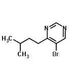 CAS#: 951884-42-7, 5-Bromo-4-(3-methylbutyl)pyrimidine