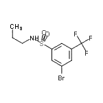 CAS#: 951884-67-6, 3-Bromo-N-propyl-5-(trifluoromethyl)benzenesulfonamide