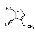 CAS#: 95204-44-7, 2-Amino-4-ethyl-3-thiophenecarbonitrile