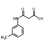 CAS 登录号：95262-00-3， 3-[(3-甲基苯基)氨基]-3-氧代丙酸