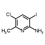 CAS#: 952917-46-3, 5-Chloro-3-iodo-6-methyl-2-pyridinamine