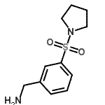 CAS#: 953727-42-9, 1-[3-(1-Pyrrolidinylsulfonyl)phenyl]methanamine
