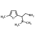 CAS#: 953749-60-5, N<sup>1</sup>,N<sup>1</sup>-Dimethyl-1-(5-methyl-2-furyl)-1,2-ethanediamine