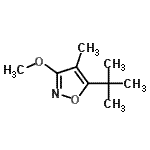 CAS 登录号：95406-70-5， 3-甲氧基-4-甲基-5-(2-甲基-2-丙基)-1,2-恶唑