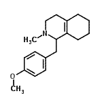 CAS#: 95422-34-7, 1-(4-Methoxybenzyl)-2-methyl-1,2,3,4,5,6,7,8-octahydroisoquinoline