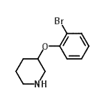 CAS#: 954223-02-0, 3-(2-Bromophenoxy)piperidine