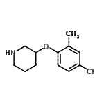 CAS#: 954223-28-0, 3-(4-Chloro-2-methylphenoxy)piperidine