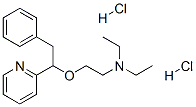 CAS 登录号：95423-89-5， N,N-二乙基-2-(2-苯基-1-吡啶-2-基-乙氧基)乙胺二盐酸盐