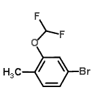 CAS#: 954235-88-2, 4-Bromo-2-(difluoromethoxy)-1-methylbenzene