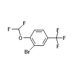 CAS 登录号：954236-03-4， 2-溴-1-(二氟甲氧基)-4-(三氟甲基)苯