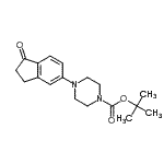 CAS#: 954240-38-1, 2-Methyl-2-propanyl 4-(1-oxo-2,3-dihydro-1H-inden-5-yl)-1-piperazinecarboxylate
