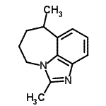 CAS#: 95492-97-0, 2,7-Dimethyl-4,5,6,7-tetrahydroimidazo[4,5,1-jk][1]benzazepine