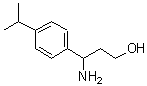 CAS 登录号：955287-40-8， 3-氨基-3-(4-异丙基苯基)-1-丙醇
