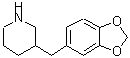 CAS#: 955314-95-1, 3-(1,3-Benzodioxol-5-ylmethyl)piperidine