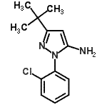 CAS 登录号：956397-18-5， 1-(2-氯苯基)-3-(2-甲基-2-丙基)-1H-吡唑-5-胺
