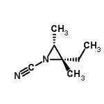 CAS#: 95647-99-7, (2S,3R)-2-Ethyl-2,3-dimethyl-1-aziridinecarbonitrile