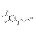 CAS#: 957034-59-2, [2-Amino-4-(ethoxycarbonyl)phenyl]boronic acid hydrochloride (1:1)