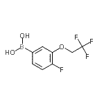 CAS#: 957034-62-7, [4-Fluoro-3-(2,2,2-trifluoroethoxy)phenyl]boronic acid