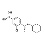 CAS#: 957034-65-0, [3-Chloro-4-(cyclohexylcarbamoyl)phenyl]boronic acid