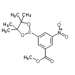 CAS#: 957061-12-0, Methyl 3-nitro-5-(4,4,5,5-tetramethyl-1,3,2-dioxaborolan-2-yl)benzoate