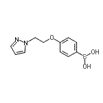 CAS#: 957061-18-6, {4-[2-(1H-Pyrazol-1-yl)ethoxy]phenyl}boronic acid