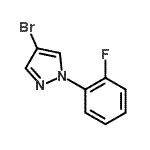 CAS#: 957062-81-6, 4-Bromo-1-(2-fluorophenyl)-1H-pyrazole