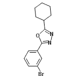 CAS 登录号：957065-98-4， 2-(3-溴苯基)-5-环己基-1,3,4-恶二唑