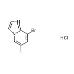 CAS#: 957120-39-7, 8-Bromo-6-chloroimidazo[1,2-a]pyridine hydrochloride (1:1)