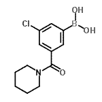 CAS#: 957120-47-7, [3-Chloro-5-(1-piperidinylcarbonyl)phenyl]boronic acid