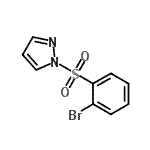 CAS 登录号：957120-65-9， 1-[(2-溴苯基)磺酰基]-1H-吡唑