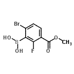 CAS#: 957120-79-5, [6-Bromo-2-fluoro-3-(methoxycarbonyl)phenyl]boronic acid