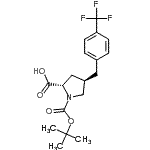 CAS#: 957311-17-0, (4R)-1-{[(2-Methyl-2-propanyl)oxy]carbonyl}-4-[4-(trifluoromethyl)benzyl]-L-proline