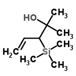 CAS 登录号：957997-63-6， 2-甲基-3-(三甲基硅烷基)-4-戊烯-2-醇