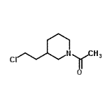 CAS#: 958026-55-6, 1-[3-(2-Chloroethyl)-1-piperidinyl]ethanone