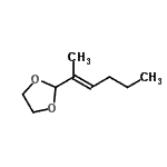 CAS#: 95827-13-7, 2-[(2E)-2-Hexen-2-yl]-1,3-dioxolane