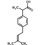 CAS 登录号：95833-51-5， 2-[4-(3-甲基-2-丁烯-1-基)苯基]丙酸