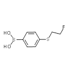 CAS#: 958451-96-2, {4-[(2-Fluoroethyl)sulfanyl]phenyl}boronic acid