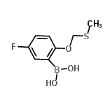 CAS 登录号：958454-07-4， {5-氟-2-[(甲硫基)甲氧基]苯基}硼酸