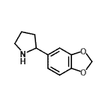 CAS#: 95849-38-0, 2-(1,3-Benzodioxol-5-yl)pyrrolidine