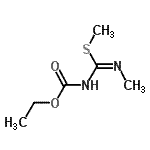 CAS 登录号：95881-53-1， 乙基[(Z)-(甲基氨基)(甲硫基)亚甲基]氨基甲酸酯