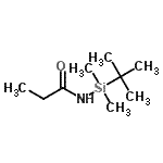 CAS#: 958998-86-2, N-[Dimethyl(2-methyl-2-propanyl)silyl]propanamide